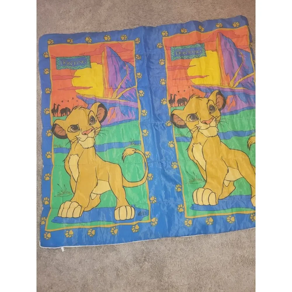 Vintage Disney The Lion King Simba 30x57” Children's Sleeping Bag